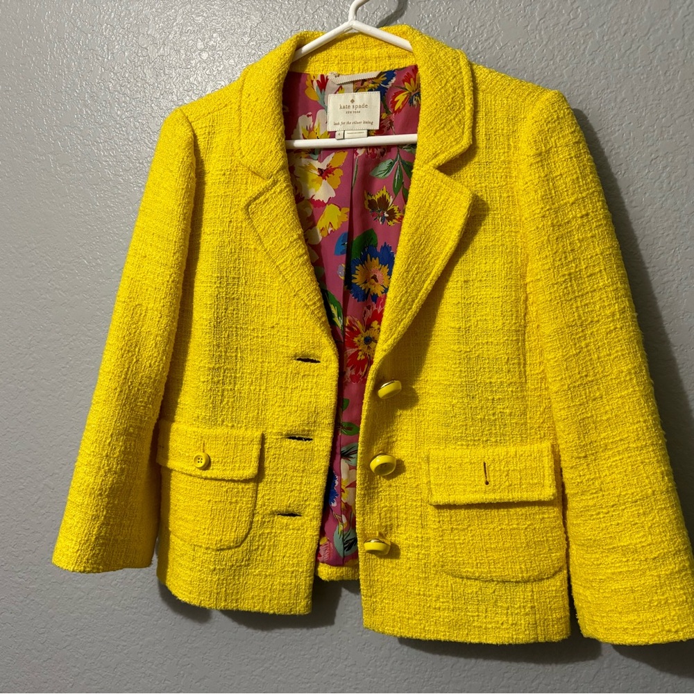 Kate Spade yellow blazer / Business and Casual